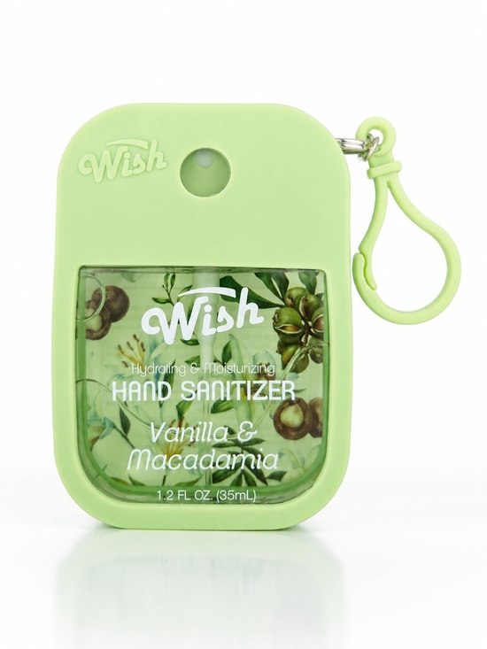 Wish Other - 🌺 Wish Vanilla & Macadamia Hydrating Hand Sanitizer Spray Case Keychain